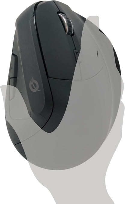 Conceptronic LORCAN03B Ergonomic Bluetooth Mouse with 6 Buttons
