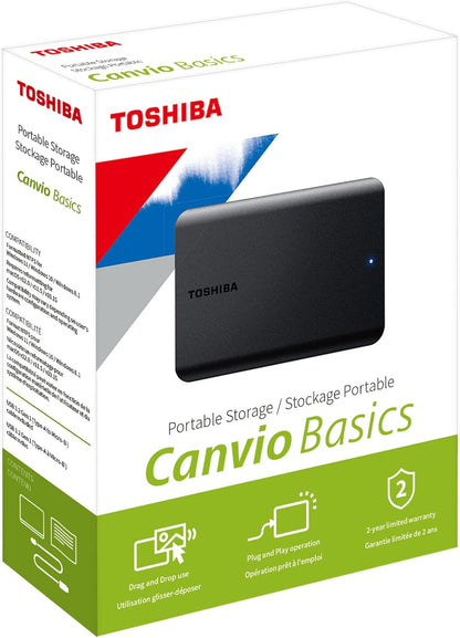 Toshiba CANVIO Basics 2.5 4TB Black