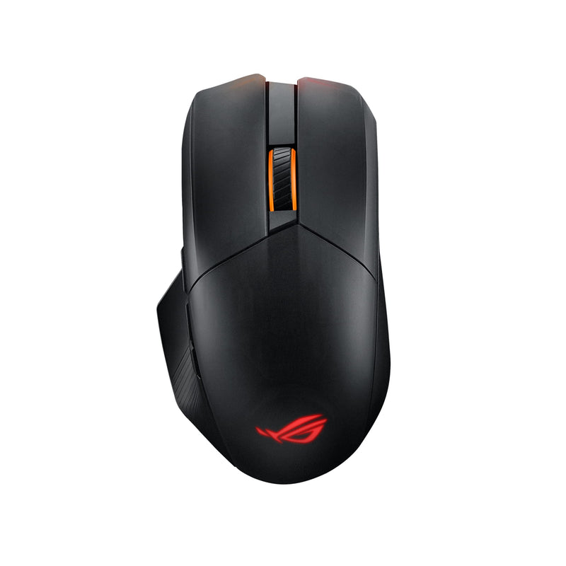 ASUS ROG Chakram X Origin kabellose RGB Gaming Maus (ROG AimPoint-Sensor, 36.000 dpi, Polling-Rate 8000 Hz, RF 2,4 GHz / Bluetooth / kabelgebunden, 11 programmierbare Tasten, Joystick, schwarz