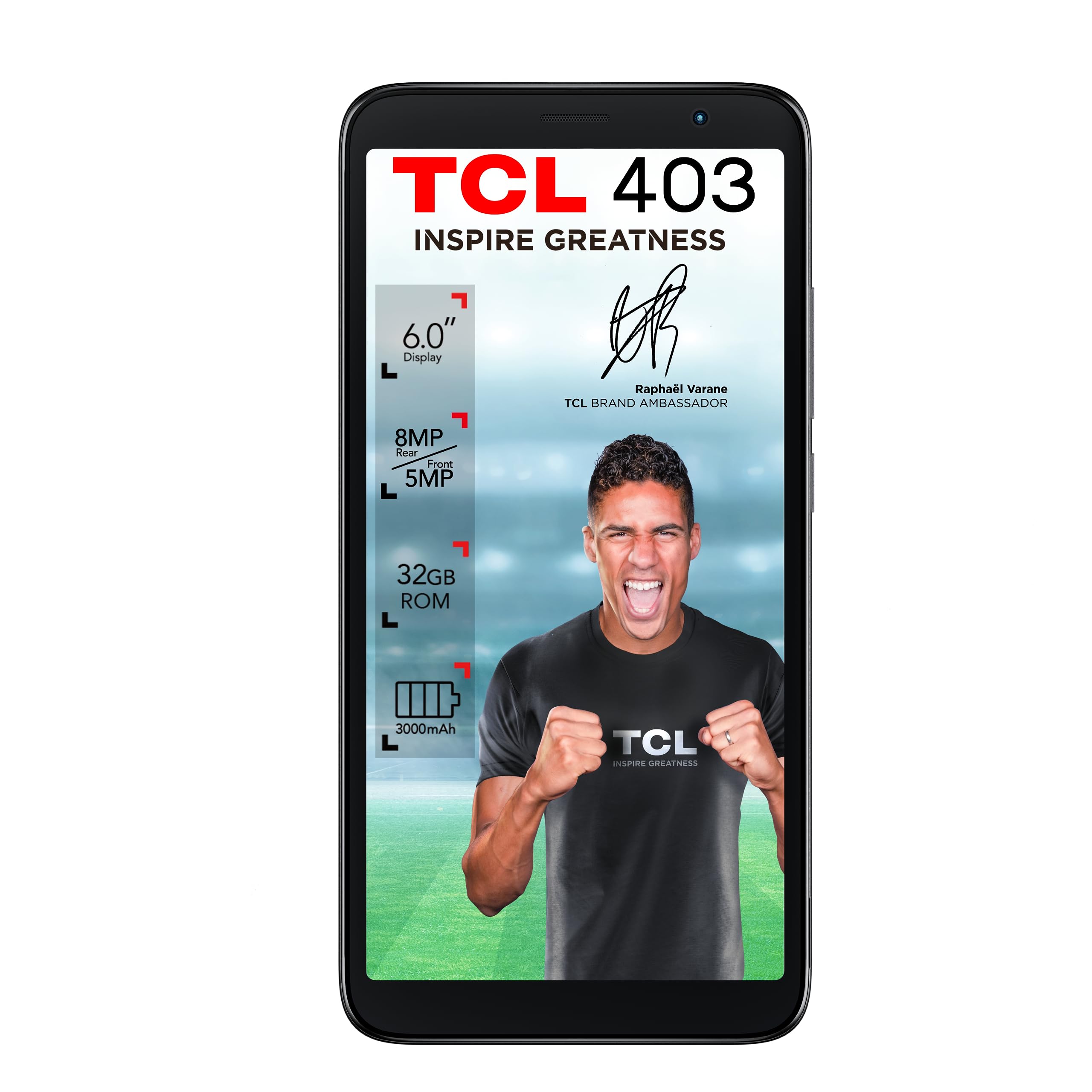 TCL 403 15.2 cm (6") Dual SIM Android 12 Go Edition 4G Micro-USB 2 GB 32 GB 3000 mAh Black