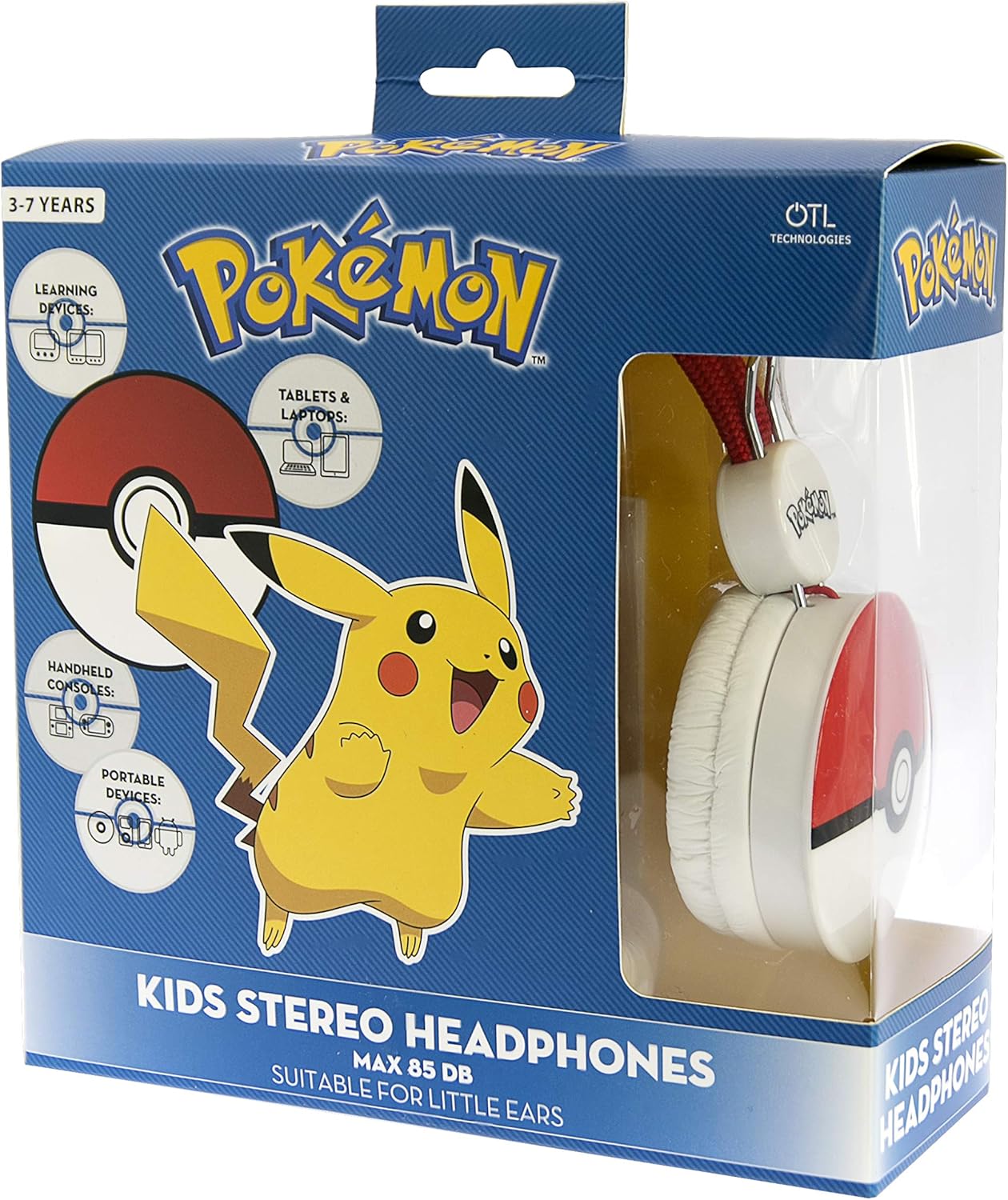 Aucune OTL Technologies OTL/PK0516 - Casque Pokemon Pokéball Kidsafe