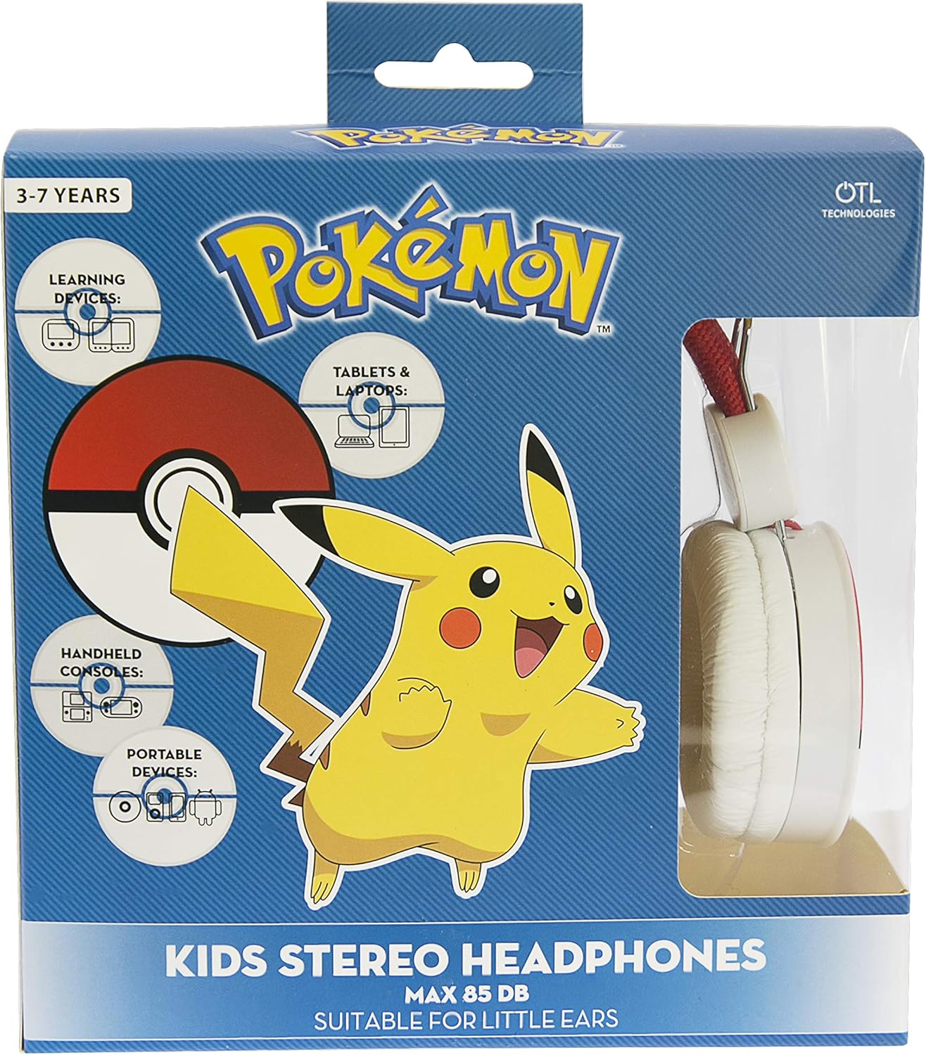 Aucune OTL Technologies OTL/PK0516 - Casque Pokemon Pokéball Kidsafe