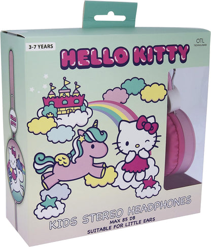 Children's Hello Kitty Unicorn Headphones with Wired and Volume Suitable for Children