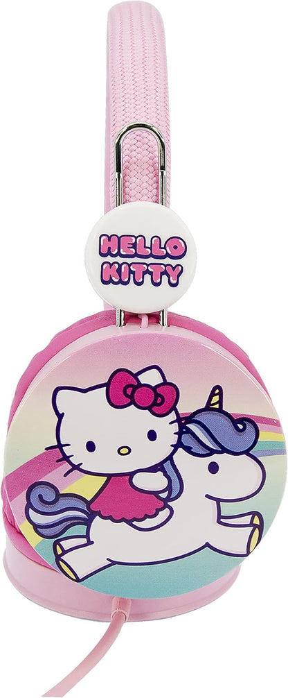 Children's Hello Kitty Unicorn Headphones with Wired and Volume Suitable for Children