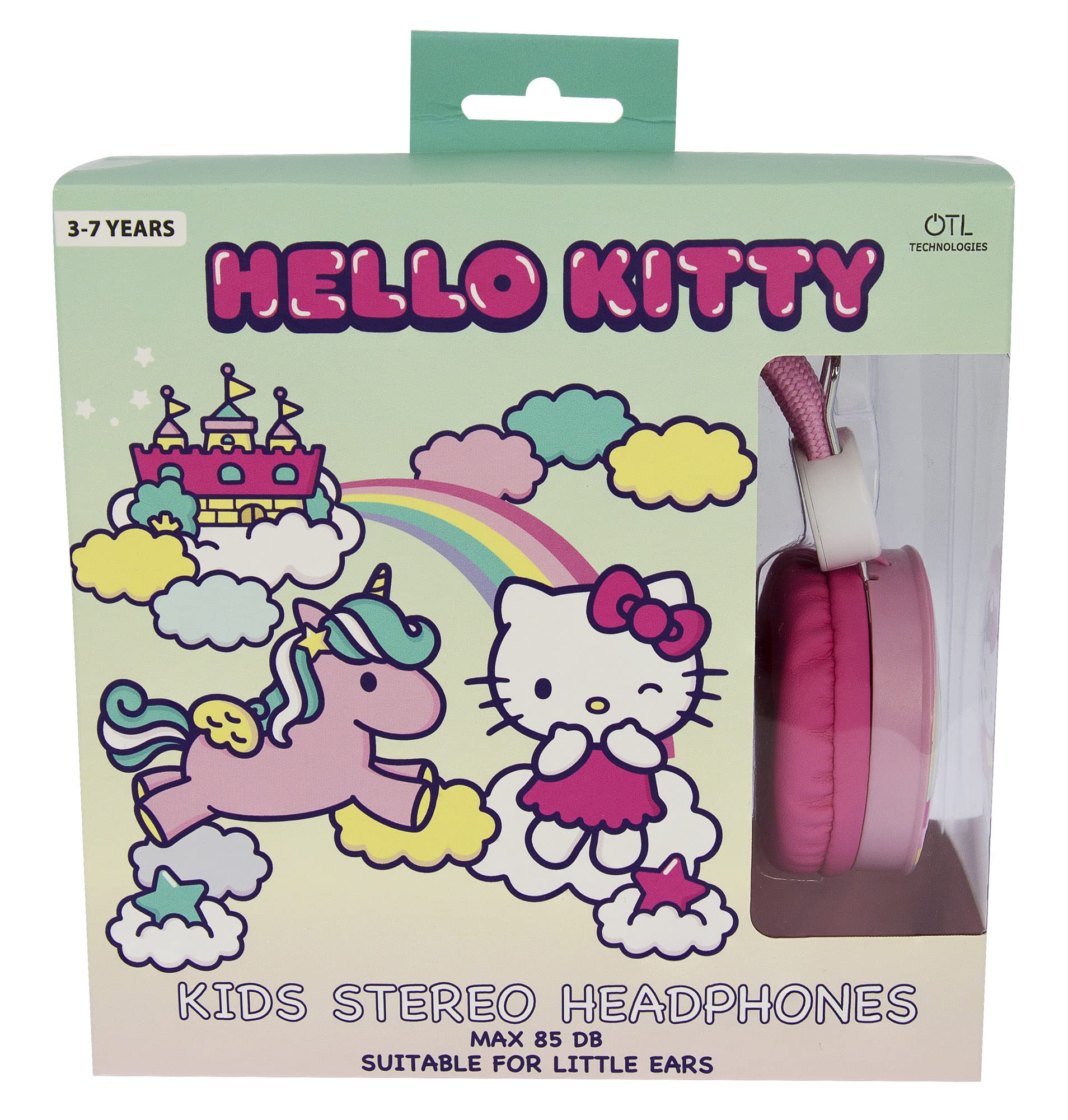 Children's Hello Kitty Unicorn Headphones with Wired and Volume Suitable for Children