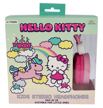 Children's Hello Kitty Unicorn Headphones with Wired and Volume Suitable for Children