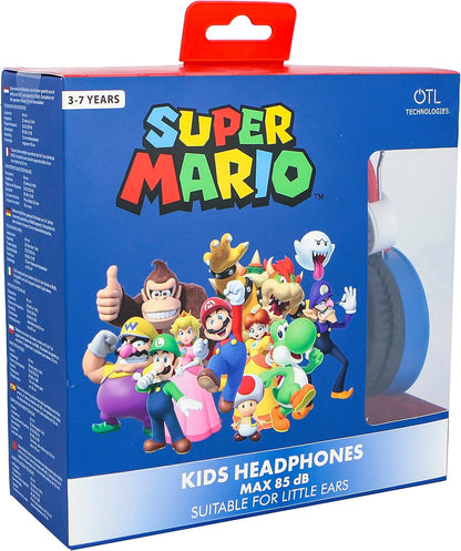 OTL Technologies Kids Headphones Super Mario And Friends With Cable And Suitable Volume CHILDREN
