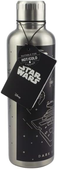 Paladone Star Wars Premium Metal Water Bottle - Double Walled 500ml Bottle