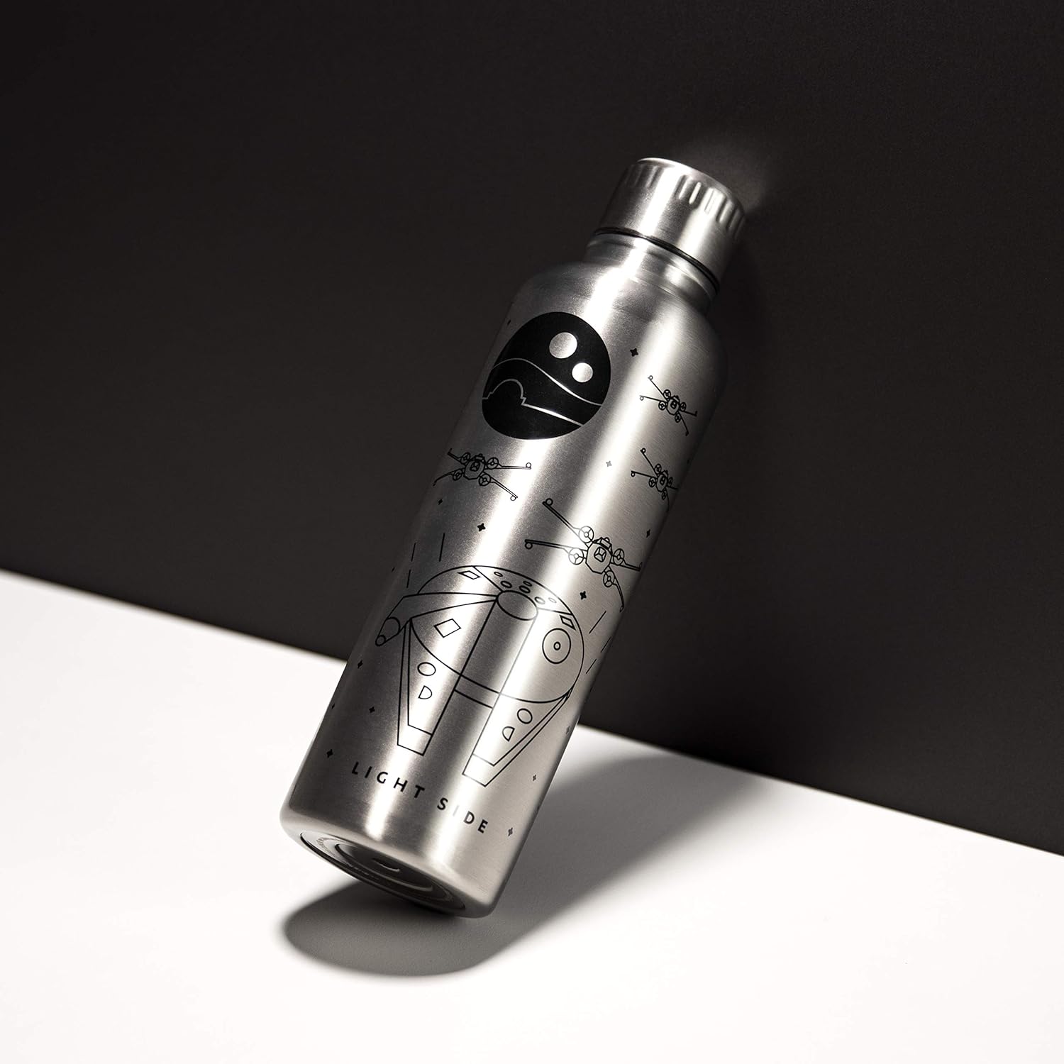 Paladone Star Wars Premium Metal Water Bottle - Double Walled 500ml Bottle