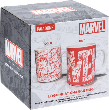 Paladone Marvel Logo Heat Change Mug | Officially Licensed Superhero Merchandise, Multicolored, PP7979MC
