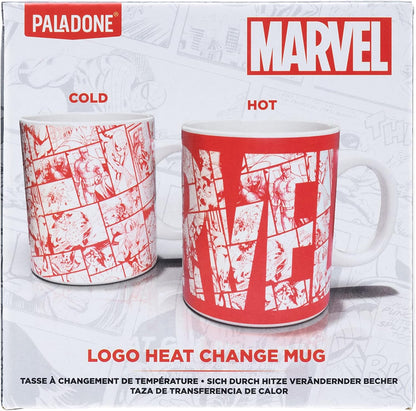 Paladone Marvel Logo Heat Change Mug | Officially Licensed Superhero Merchandise, Multicolored, PP7979MC