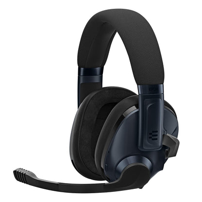 EPOS H3Pro Hybrid Gaming Headset with Microphone for PC, Enhanced Noise-Cancellation, Adjustable, Smart Button Audio Mixing with Bluetooth and Gaming Suite, Surround Sound, (Sebring) Midnight Blue