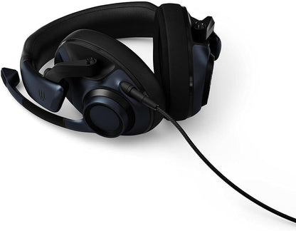 EPOS H6Pro - Closed Acoustic Gaming Headset with Mic, Over-Ear Headset, Lightweight, Lift-to-Mute - Xbox Headset - PS4 Headset - PS5 Headset - PC/Windows Headset - Gaming Accessories (Sebring), Black