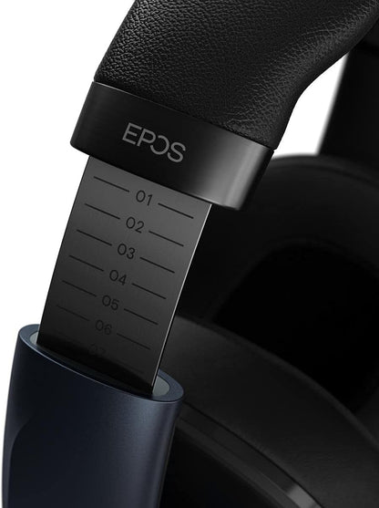 EPOS H6Pro - Closed Acoustic Gaming Headset with Mic, Over-Ear Headset, Lightweight, Lift-to-Mute - Xbox Headset - PS4 Headset - PS5 Headset - PC/Windows Headset - Gaming Accessories (Sebring), Black