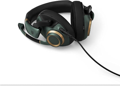 EPOS H6Pro - Closed Acoustic Gaming Headset with Mic - Over-Ear Headset – Lightweight - Lift-to-Mute - Xbox Headset - PS4 Headset - PS5 Headset - PC/Windows Headset - Gaming Accessories (Green