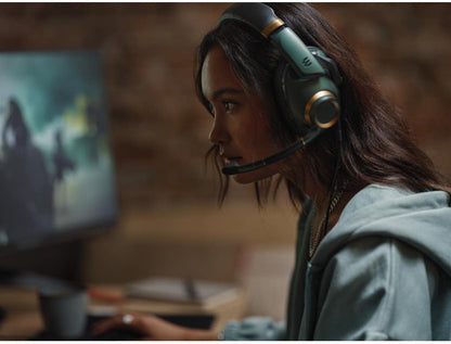 EPOS H6Pro - Closed Acoustic Gaming Headset with Mic - Over-Ear Headset – Lightweight - Lift-to-Mute - Xbox Headset - PS4 Headset - PS5 Headset - PC/Windows Headset - Gaming Accessories (Green