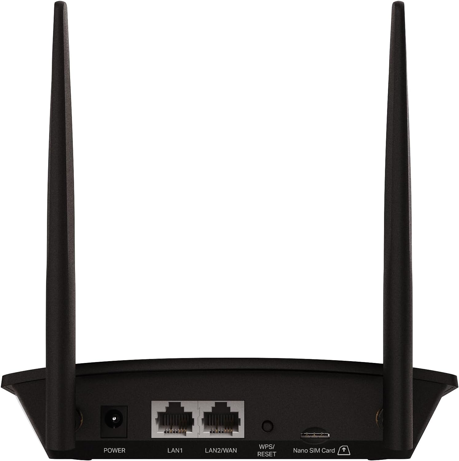 TP-Link 4G LTE Router 150Mbps Wifi N 300Mbps TL-MR100, 4G Modem, 4G Box, 2 x SMA for External Antenna, 2 Ethernet Ports, Removable Antennas, Compatible with Any Operator