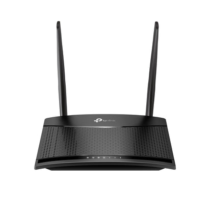 TP-Link 4G LTE Router 150Mbps Wifi N 300Mbps TL-MR100, 4G Modem, 4G Box, 2 x SMA for External Antenna, 2 Ethernet Ports, Removable Antennas, Compatible with Any Operator