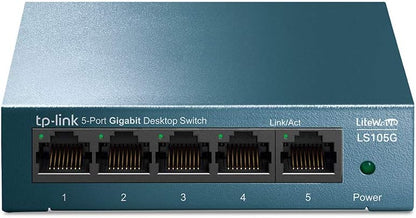 TP-Link 1000Mbps Powerline, Fiber Powerline Socket with 1 Gigabit Ethernet Port, Powerline Box Kit of 2 - Ideal Solution to Enjoy Multi-TV Service at Home TL-PA7017 KIT