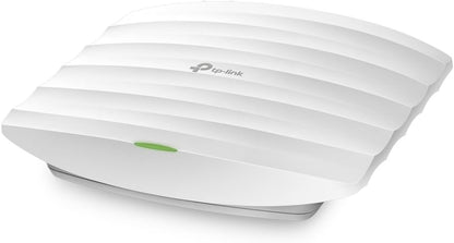 TP-Link EAP110 - Punto de Acceso Inalámbrico N300Mbps, WiFi Empresarial, Integración SND,Montable en Techo, Soporta PoE pasivo, Acceso a la Nube, Puerto Fast Ethernet