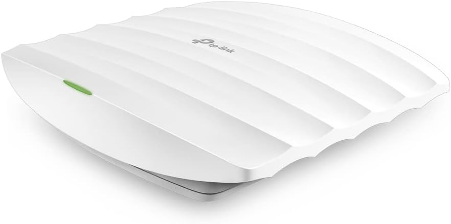 TP-Link EAP110 - Punto de Acceso Inalámbrico N300Mbps, WiFi Empresarial, Integración SND,Montable en Techo, Soporta PoE pasivo, Acceso a la Nube, Puerto Fast Ethernet