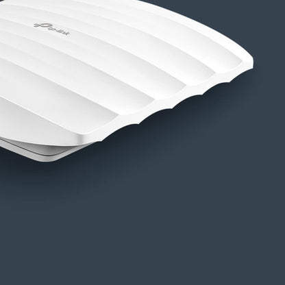 TP-Link EAP110 - Punto de Acceso Inalámbrico N300Mbps, WiFi Empresarial, Integración SND,Montable en Techo, Soporta PoE pasivo, Acceso a la Nube, Puerto Fast Ethernet