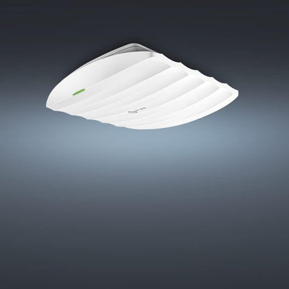 TP-Link EAP110 - Punto de Acceso Inalámbrico N300Mbps, WiFi Empresarial, Integración SND,Montable en Techo, Soporta PoE pasivo, Acceso a la Nube, Puerto Fast Ethernet