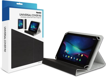 Hamlet Xpadcv100Bk Custodia Cover Universale Per Tablet Da 9,7 A 10,1 Pollici (Nero
