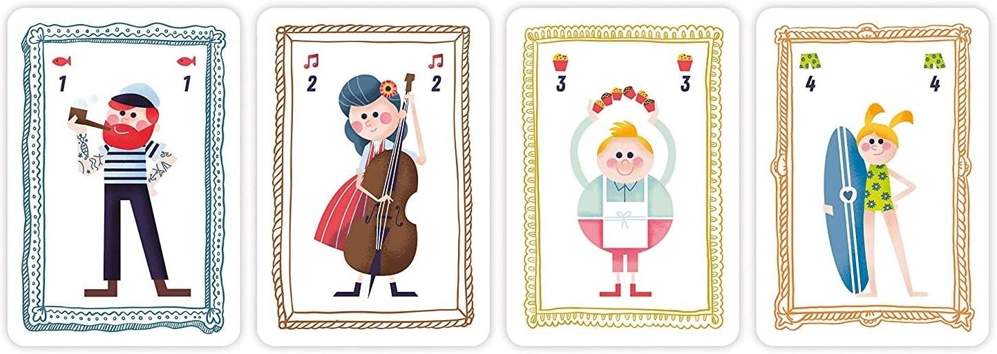 Clementoni - 10 Famiglie, Mazzo di 50 Carte Illustrate con 10 Famiglie da Riunire, Gioco Memory per Bambini 5+ Anni e Tutta la Famiglia, 2-10 Giocatori, Made in Italy, Lingua Italiana, 16172