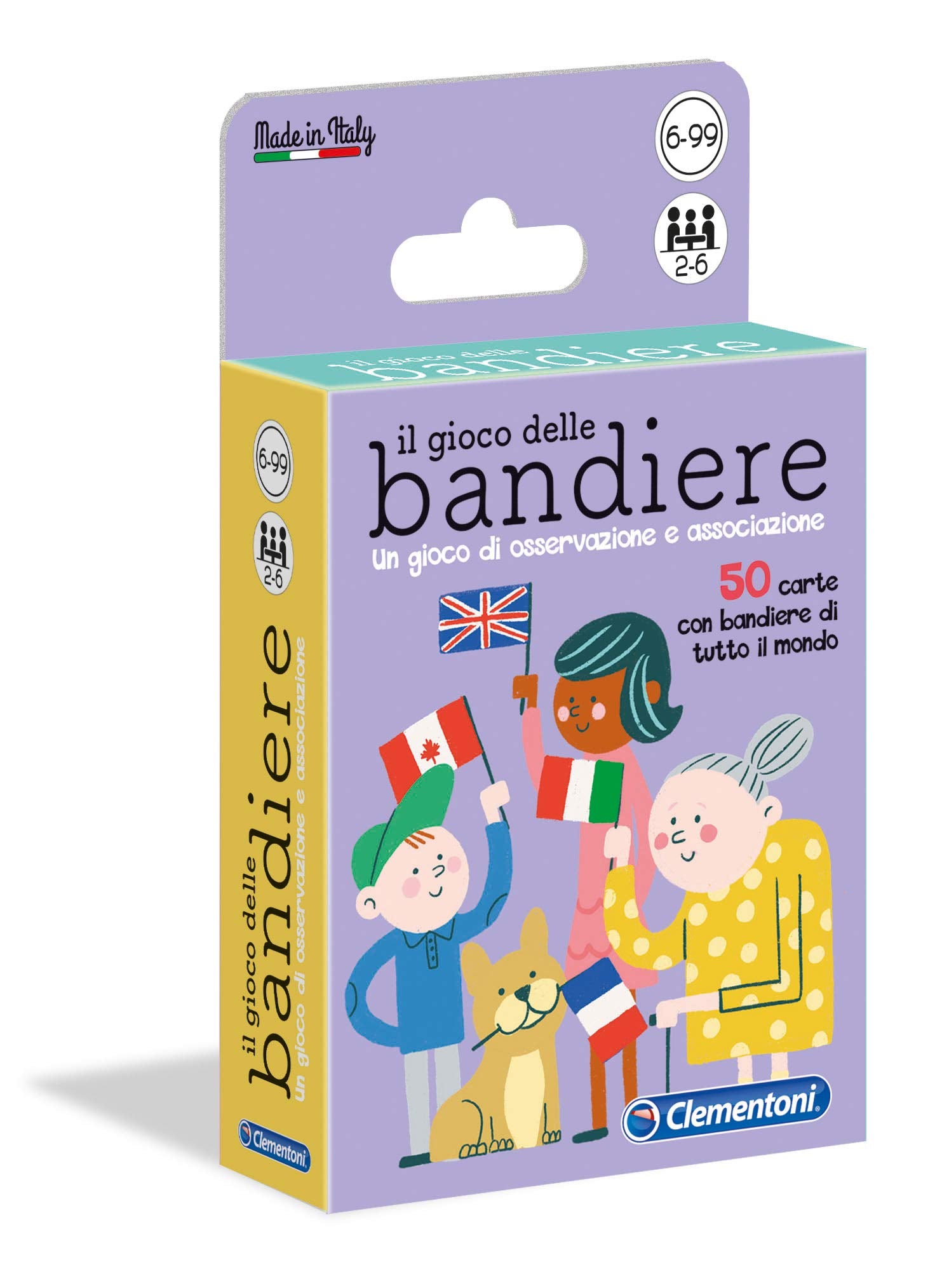 Redify-The Game of Flags Cards, Multicoloured, 16564 Game flags