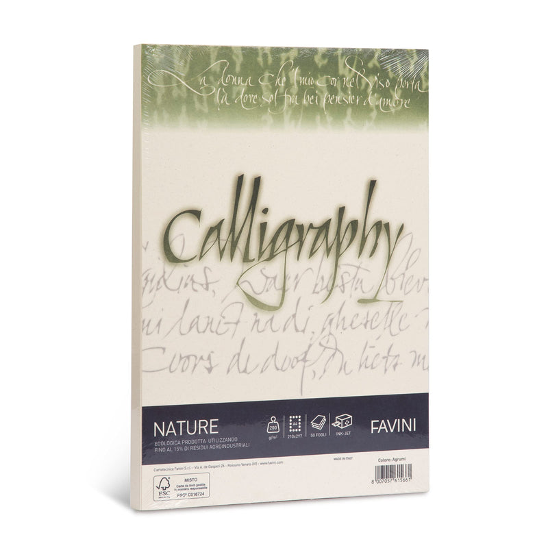 Favini Nature Calligraphy Printing Paper A4 (210x297 mm) Beige