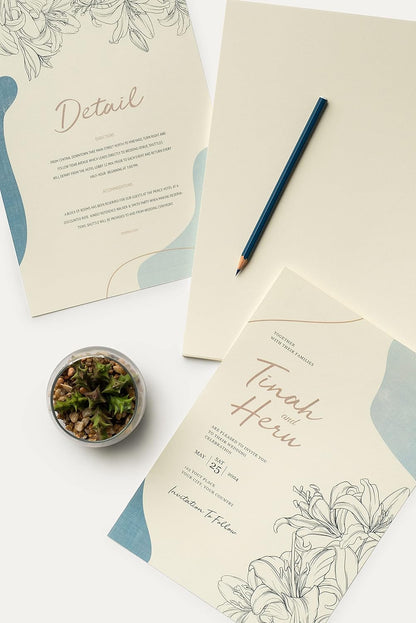 Carta CALLIGRAPHY LINO 200gr A4 50fg avorio 02 FAVINI