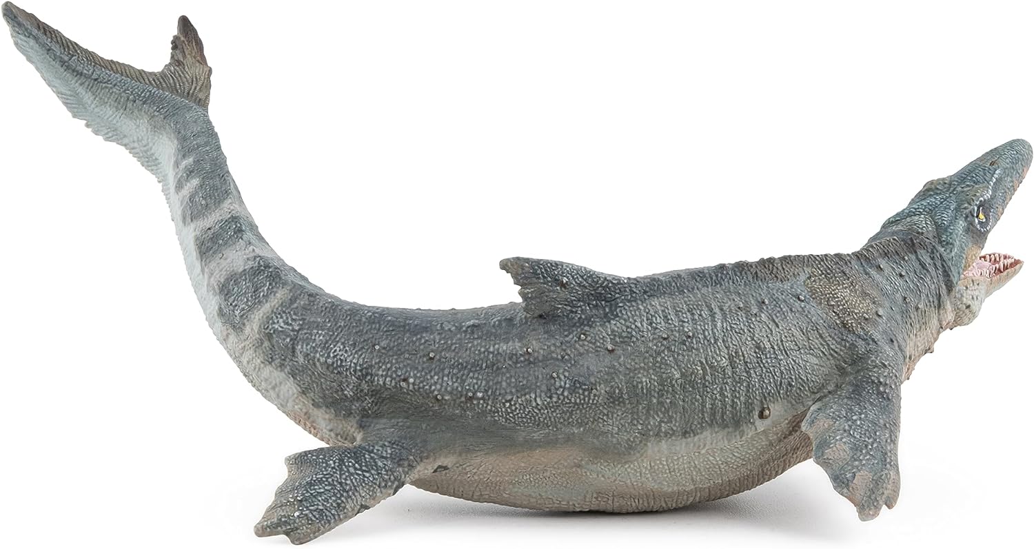 Papo - Mosasaurus - Realistic Figurine - for Ages 3+ - Dinosaurs Collection - Hand Painted - Highly Detailed - Durable and Educational - Gift Idea - Collectable - mosasaurus toy - prehistoric marine