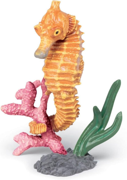 Papo Marine Life Seahorse Toy Figure Three Years And Above Orange 56051