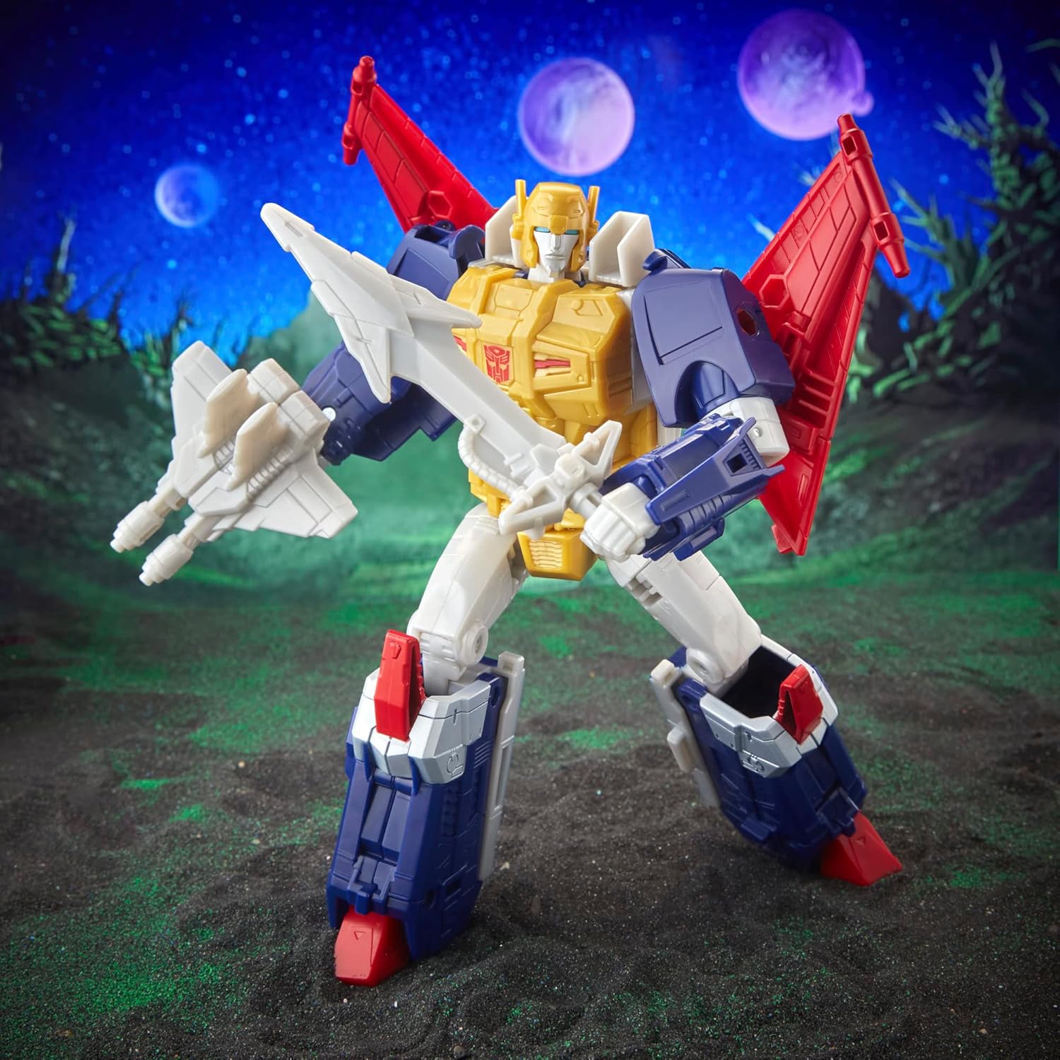 Transformers - Voyager Class - Figura de Legacy Evolution de Metalhawk de 17,5 cm - Figura de acción para niños y niñas a Partir de 8 años