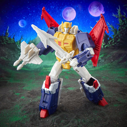 Transformers - Voyager Class - Figura de Legacy Evolution de Metalhawk de 17,5 cm - Figura de acción para niños y niñas a Partir de 8 años
