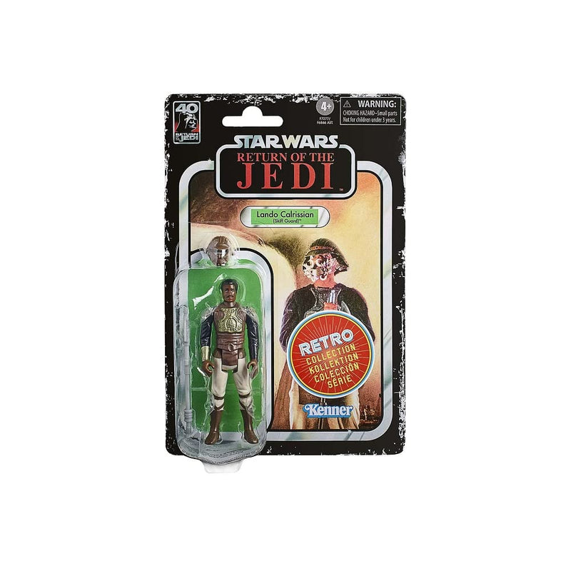 Star Wars Retro Collection Lando Calrissian (Skiff Guard), Return of the Jedi 3.75” Action Figures