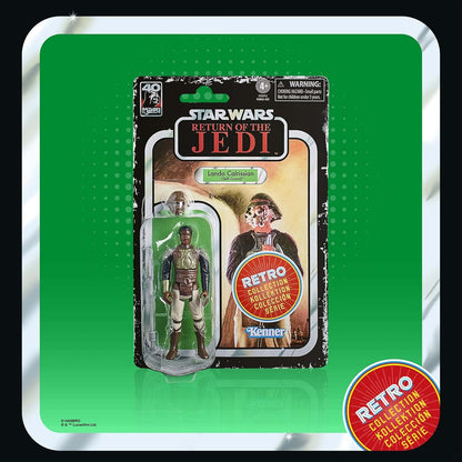 Star Wars Retro Collection Lando Calrissian (Skiff Guard), Return of the Jedi 3.75” Action Figures