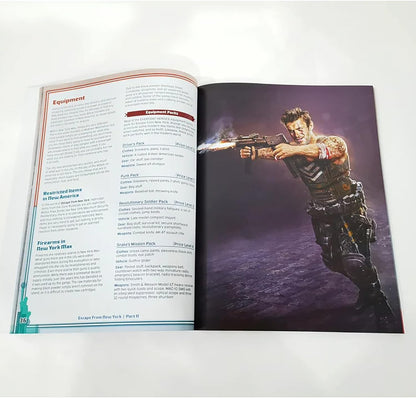 Evil Genius Games Cinematic Adventure: Escape from New York - Expansion RPG Book, for Use with The Everyday Heroes Core Rulebook, d20, 5e Compatible, 100+ Page Hardcover Book, Officially Licensed RPG