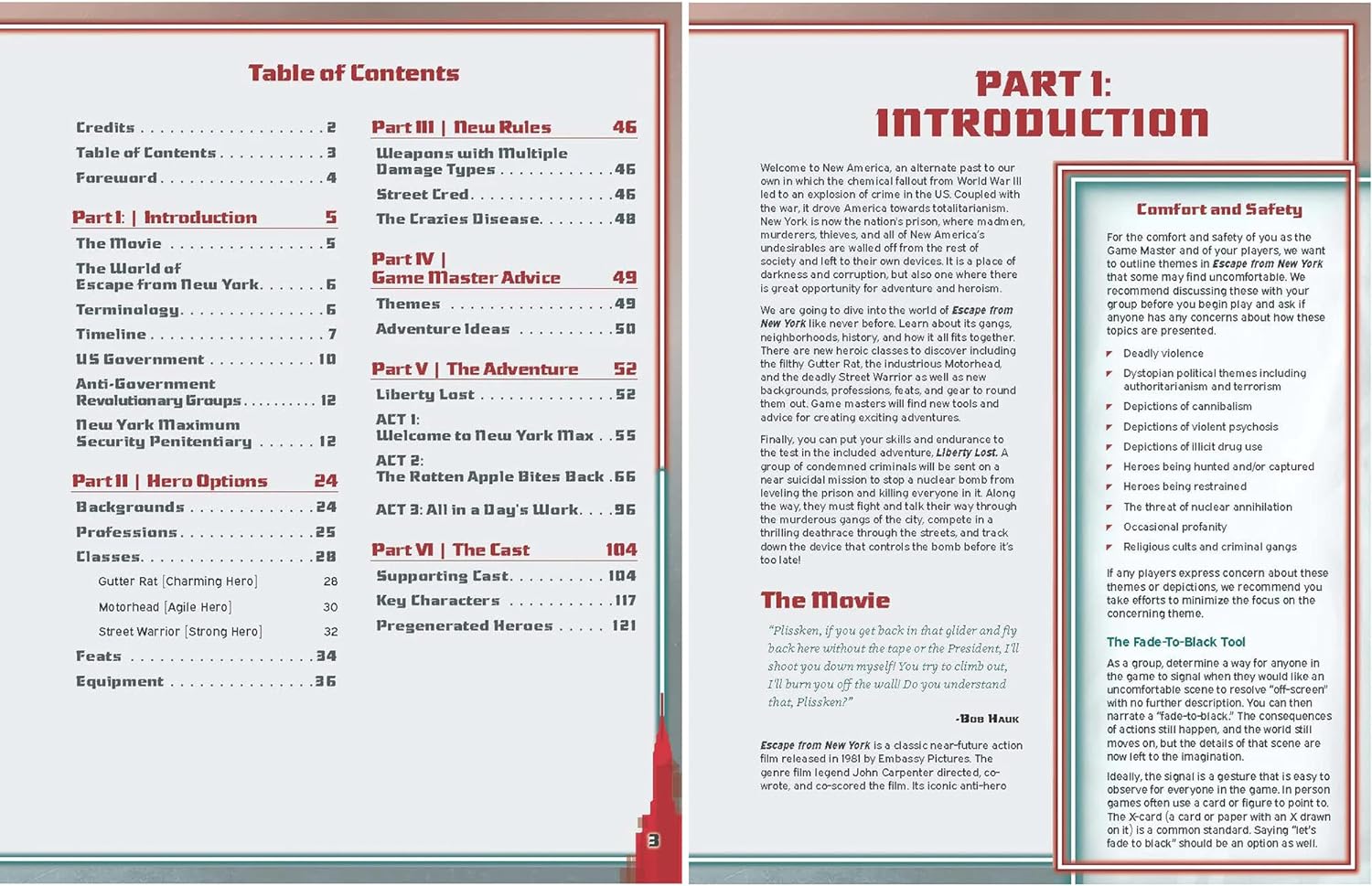 Evil Genius Games Cinematic Adventure: Escape from New York - Expansion RPG Book, for Use with The Everyday Heroes Core Rulebook, d20, 5e Compatible, 100+ Page Hardcover Book, Officially Licensed RPG