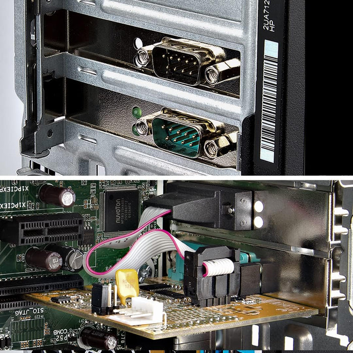 StarTech.com 2-Port PCI Express Serial Interface Card, Dual Port PCIe to RS232 (DB9) Serial Card, 16C1050 UART, Low/Full Profile Brackets, COM Retention, For Windows/Linux (21050-PC-SERIAL-LP