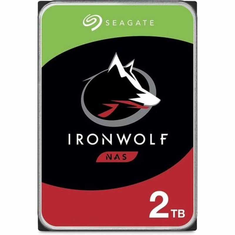 Seagate IronWolf, 2 TB, Enterprise Internal NAS HDD – CMR 3.5 Inch, SATA 6 Gb/s, 5900 RPM, 256 MB Cache for RAID NAS (ST2000NT003