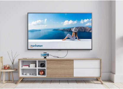 Manhattan USB-C to HDMI 3-in-1 Docking Converter with Power Delivery