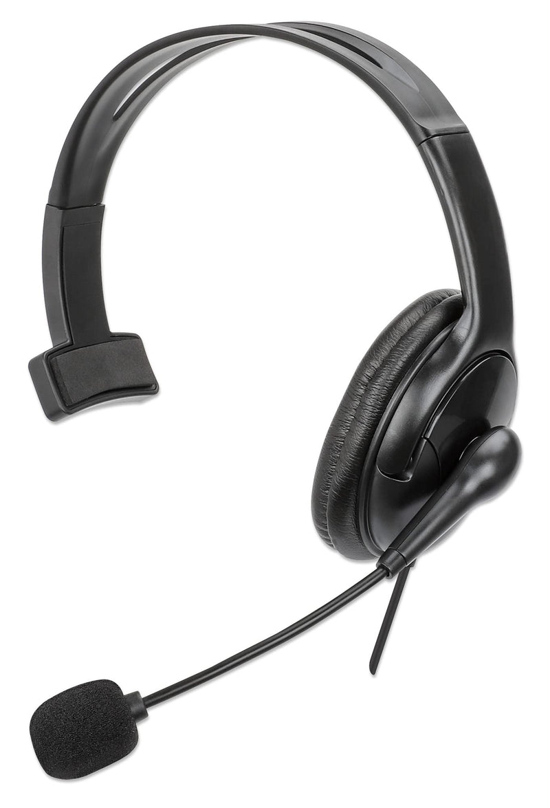 MANHATTAN Mono USB-Headset links / rechts tragbar