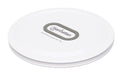 Manhattan Products 406024 Induction Charging Pad Wireless Charger with Quick Charge Function, 15 W / 10 W / 7.5 W / 5 W Output, White