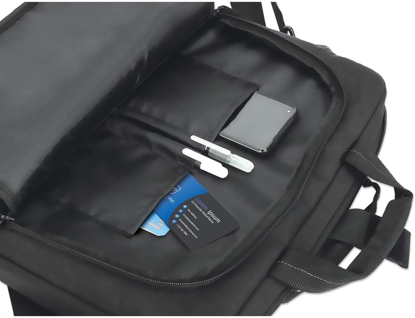 Manhattan Helsinki Nachhaltige Notebooktasche 14,1" schwarz