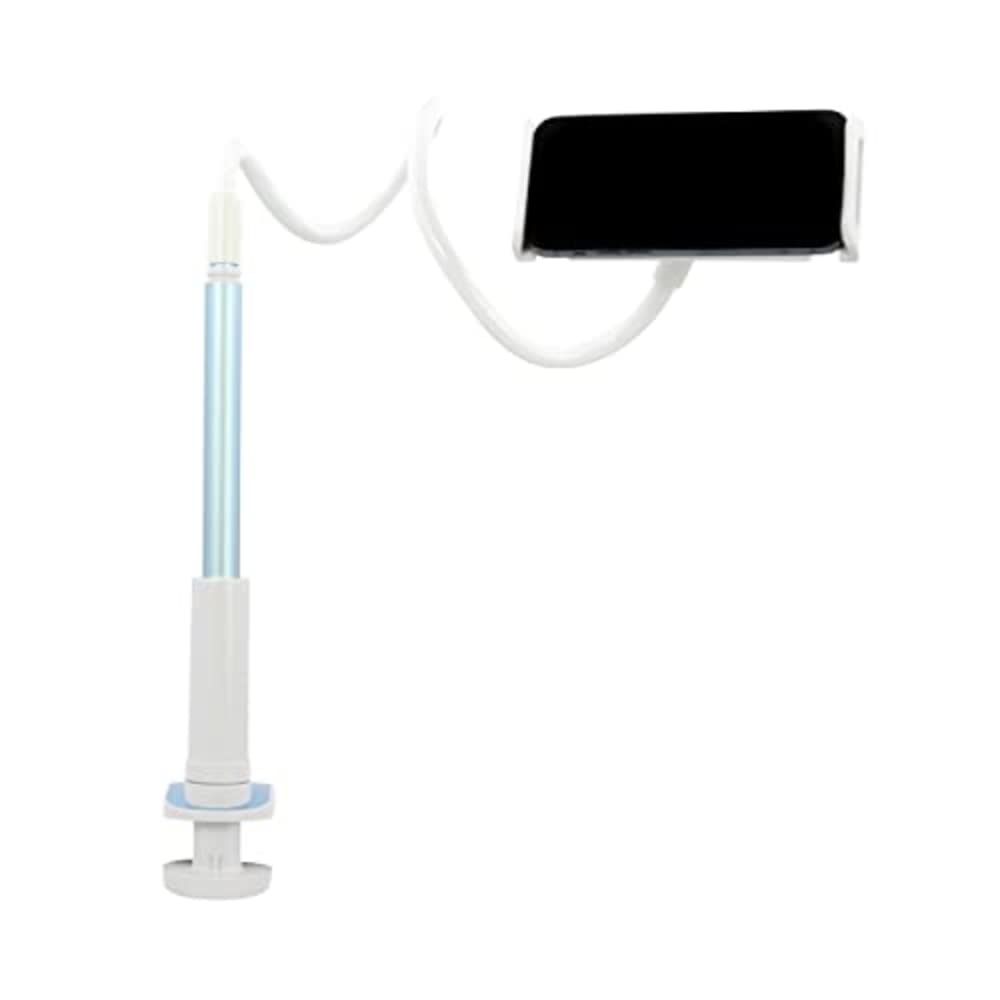 Juice Social Lazy Arm Goose Neck Phone Holder | 360º Adjustable | Clamp Bracket | Flexible Phone Holder for Bed | Smartphones