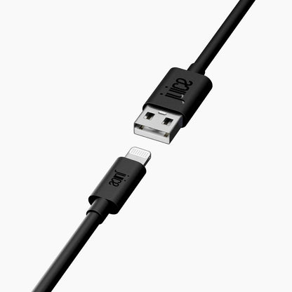 Juice XXL 3m Apple Lightning Cable. USB to Lightning iPhone Charger Cable, MFI Certified Apple Charger Cable. Long, Durable iPad Charger Cable & iPhone Cable (Black