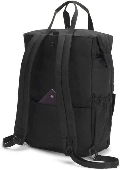 Dicota Messenger Bag Eco Move M-Surface Backpack, Black, up to 38.1 cm (15 Inches