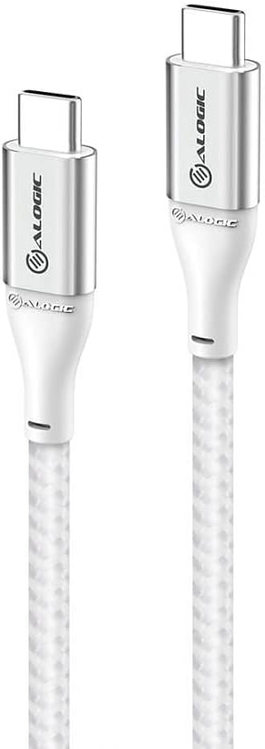 Alogic - Ultra USB-C to USB-C cable 5A/480Mbps - Silver (Length: 3 m)